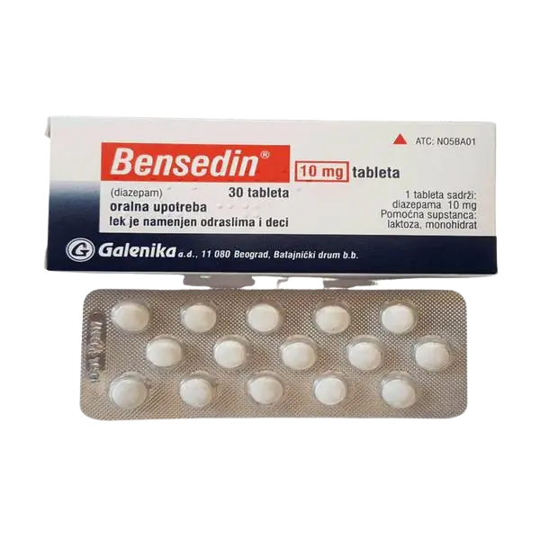 Bensedin 10mg by Galenika – trusted sleeping aid for managing anxiety and insomnia