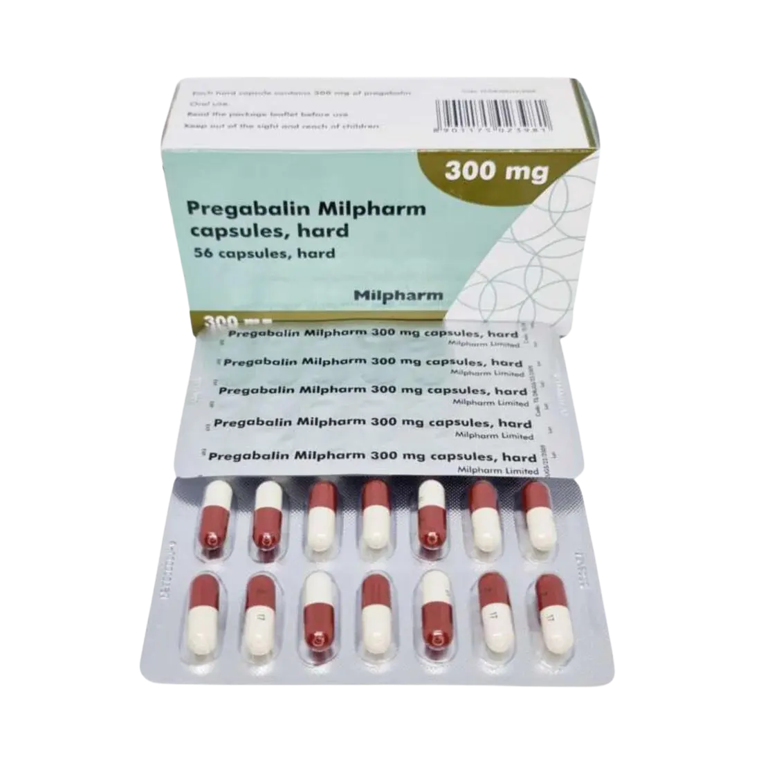 Pregabalin 300mg capsules for pain and anxiety relief, labeled for easy identification, available at affordable costs in the UK