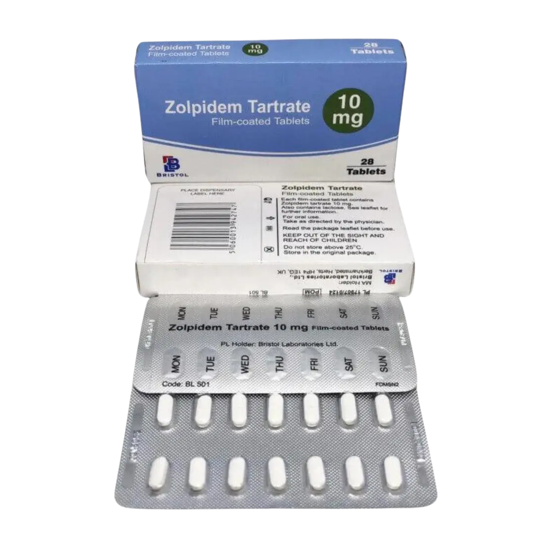 Zolpidem 10mg tablets available online at affordable prices in the UK, featuring the trusted drug Zolpidem Tartrate.