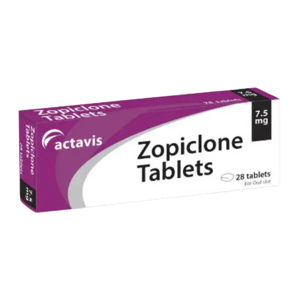 Buy Zopiclone 7.5 mg tablets online – effective sleeping aid for better rest.